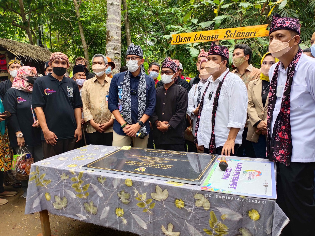 Menteri Sandiaga Uno, Kunjungi Desa Wisata Selasari, Apa Saja Kegiatannya? Berikut Ringkasannya