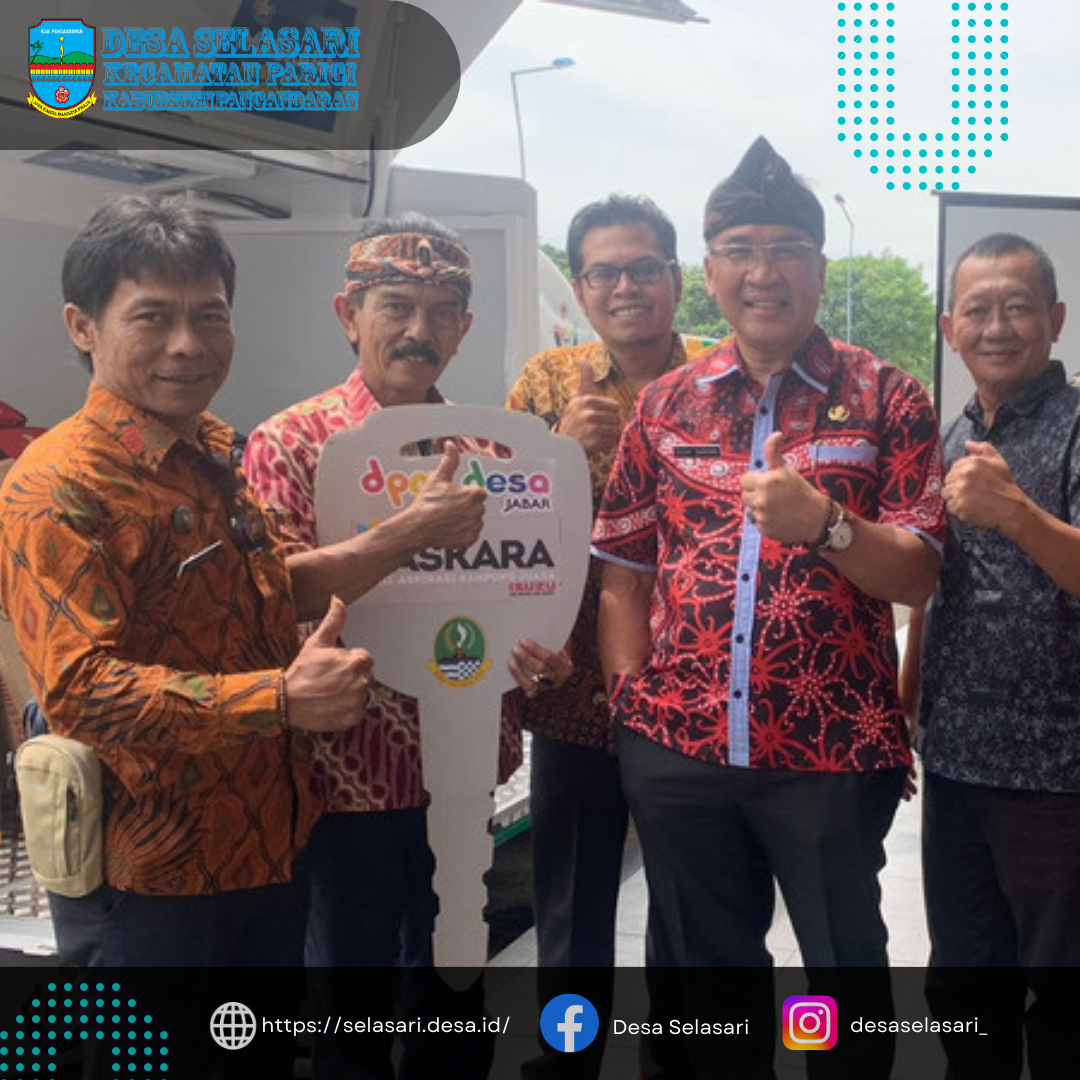 RESMI. !!!! Pemdes Selasari Terima Penghargaan  Desa Berstrata Mandiri Tahun 2023